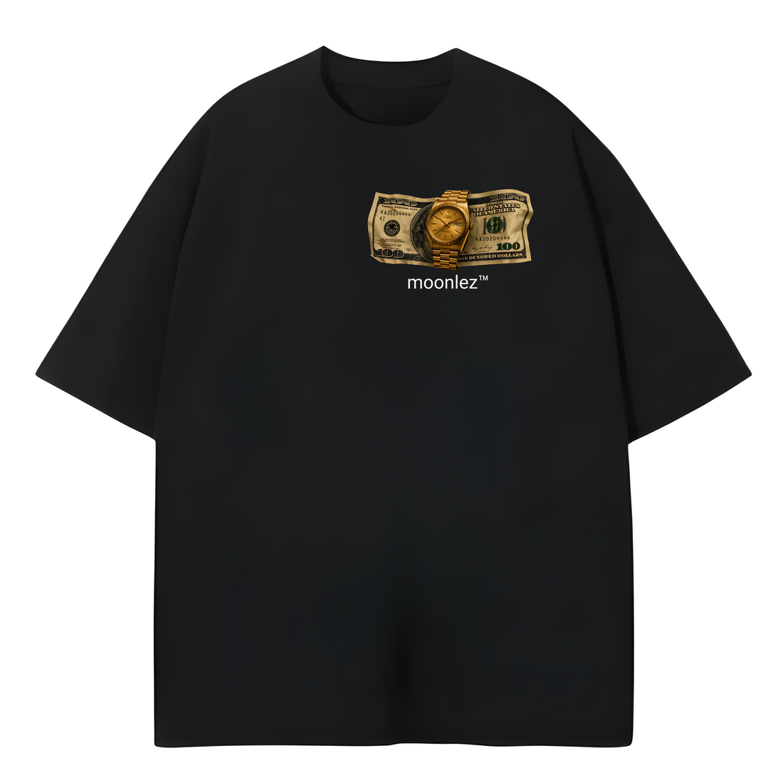 Money Talks Time Listens OVERSIZE TEE